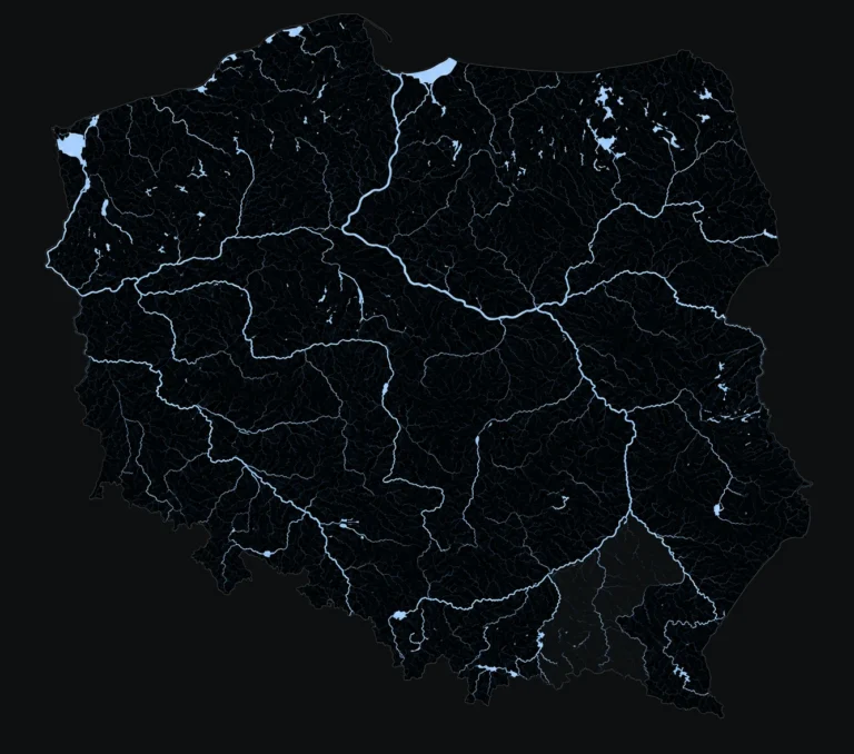 Mapa Polskich Szlaków Wodnych